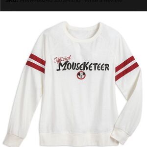 Official Mouseketeer Mickey Mouse Clubhouse Womens Blouse Size Small